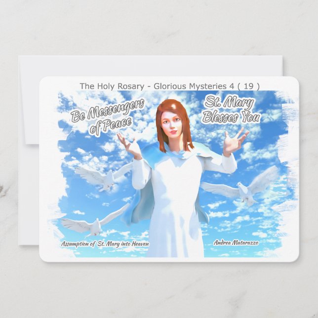 Assumption of St. Mary into Heaven Card (Front)