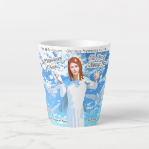 Assumption of St. Mary into Heaven Latte Mug
