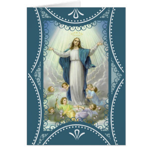 Assumption of the Blessed Virgin Mary Angels Cards
