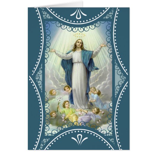 Assumption of the Blessed Virgin Mary Angels Cards (Front)