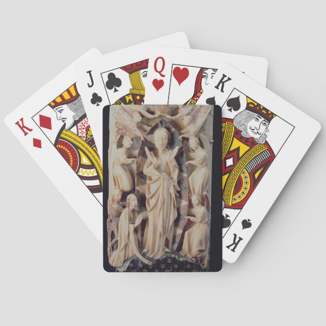 Assumption of the Virgin (alabaster) Poker Cards (Back)