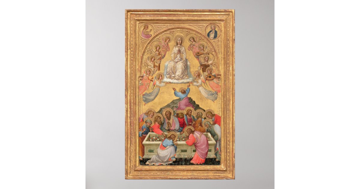 Assumption - Paolo di Giovanni Fei Fine Art Poster | Zazzle
