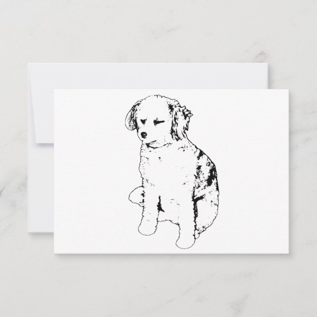 Assured Thanks, Bold Heart Thank You Card (Front)