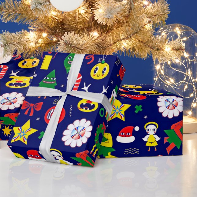 Assyrian Christmas Wrapping Paper, Glossy  Paper (Holidays)