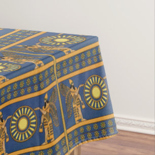 Assyrian Custom Cotton Tablecloth, 52"x70" Tablecloth