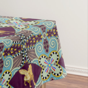 Assyrian Custom Cotton Tablecloth, 60"x104" Tablecloth