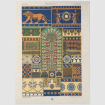 Assyrian Deity Apkallu, Winged Genius, Sun & Lion