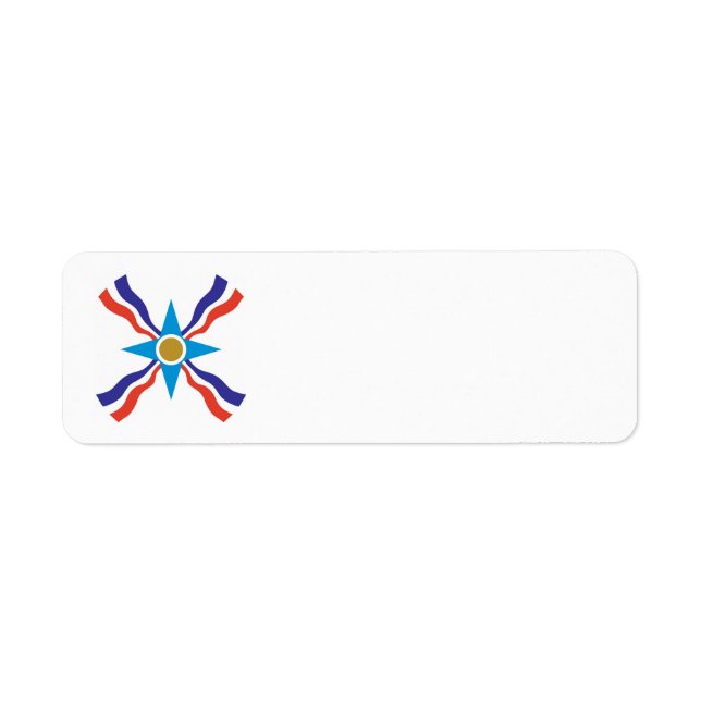 Assyrian Flag - Ata d'Ator Address Labels (Front)
