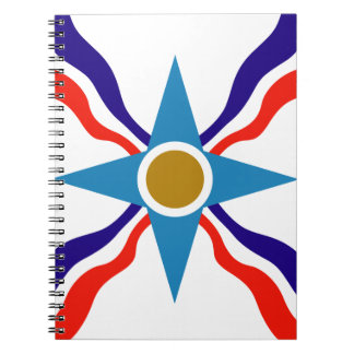 Assyrian Flag - Ata d'Ator Spiral Notebook