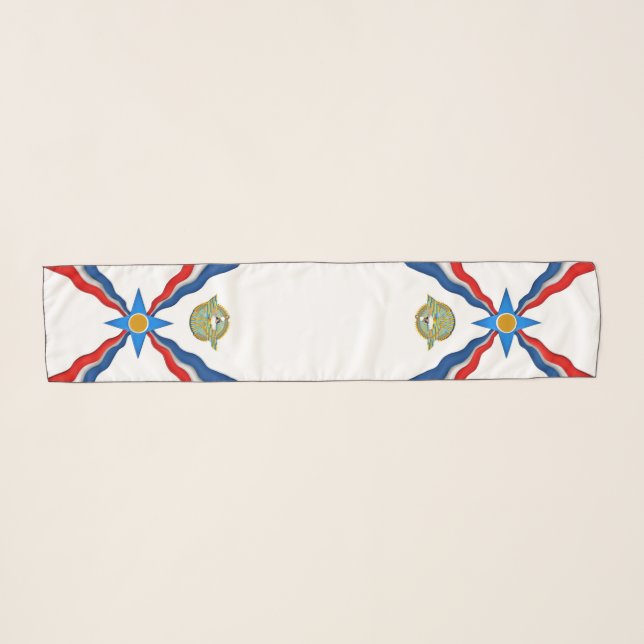 Assyrian Flag Scarf (Front (Horizontal))