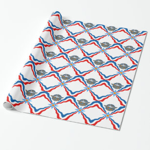 assyrian-Flag Wrapping Paper