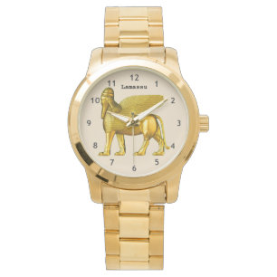 Assyrian Golden Lamassu eWatch Watch