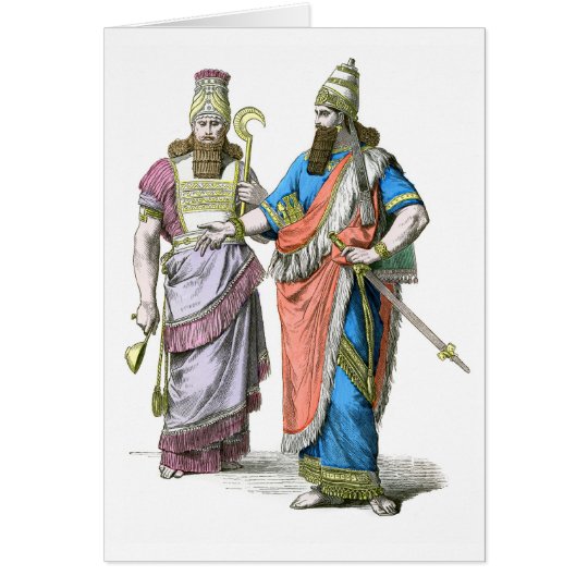 Assyrian High Priest and King Card