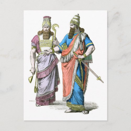 Assyrian High Priest and King Postcard