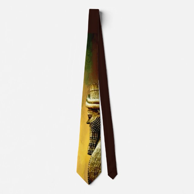 Assyrian LAMASSU Neck Tie (Front)