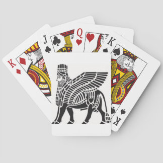 Assyrian Lamassu Poker Cards