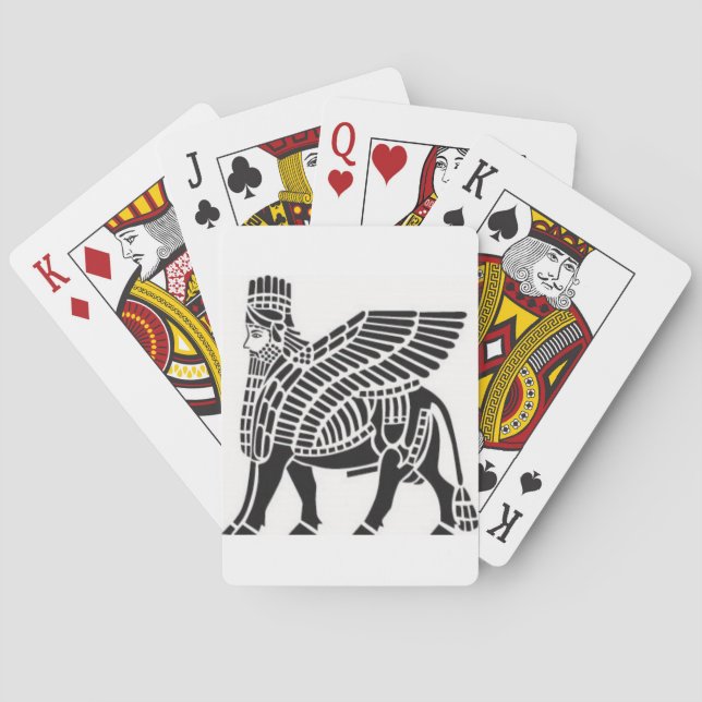 Assyrian Lamassu Poker Cards (Back)