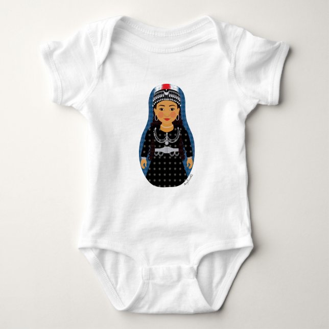 Assyrian Matryoshka Baby Bodysuit (Front)