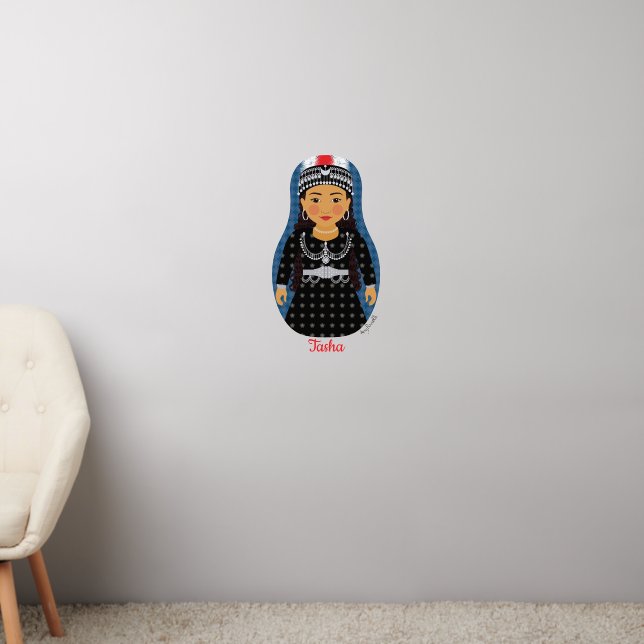 Assyrian Matryoshka Wall Decal (Living Room 2)