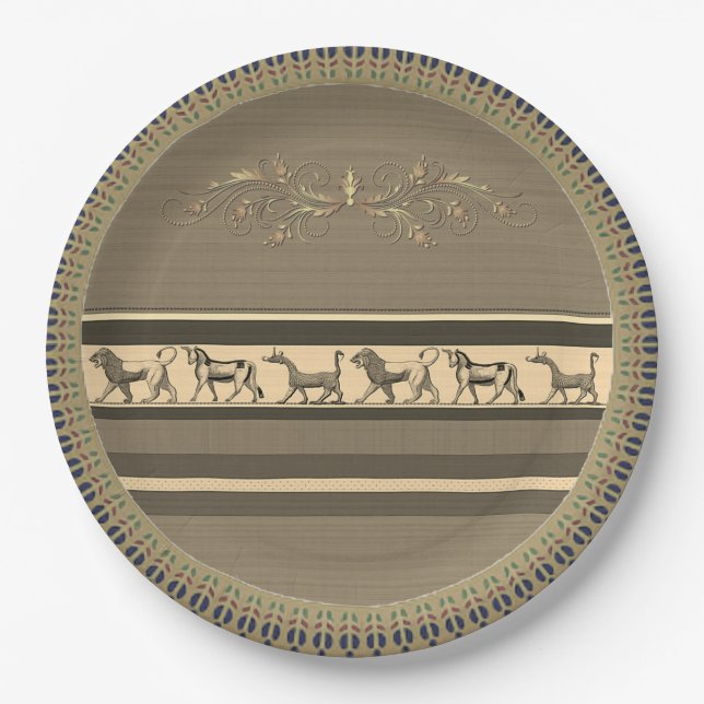 Assyrian Paper Plate (Front)