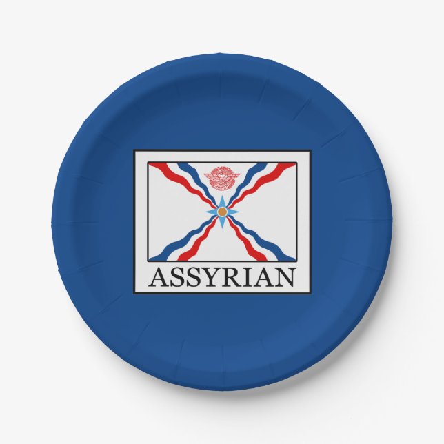 Assyrian Paper Plates (Front)