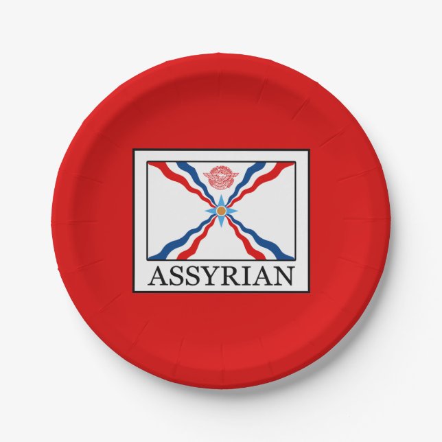 Assyrian Paper Plates (Front)