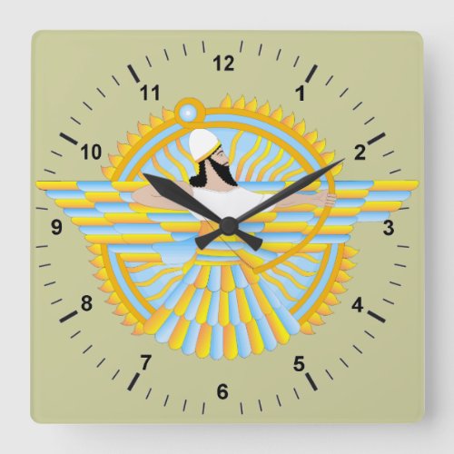 Assyrian Wall Clock Alaha Ashur