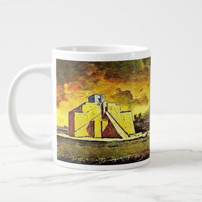 Assyrian ziggurat Specialty Mug (Left)