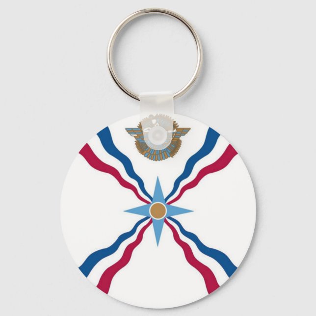 AssyrianFlag KEY CHAIN (Front)