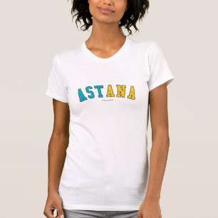 Astana in Kazakhstan national flag colors T-Shirt