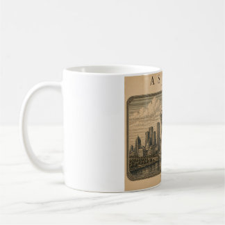Astana | Vintage Travel City Design Coffee Mug