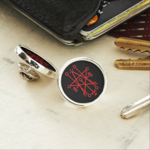 Astaroth Demon Sigil Occult Goth Lapel Pin