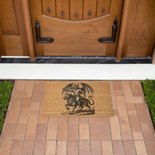 Astaroth’s Quiet Dominion Fiber Doormat
