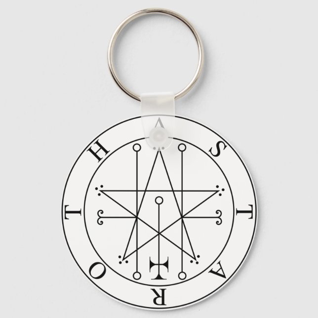 Astaroth Simbol Keychain (Front)