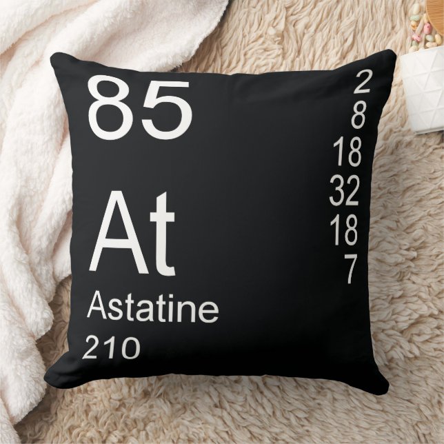 Astatine Throw Pillow (Blanket)