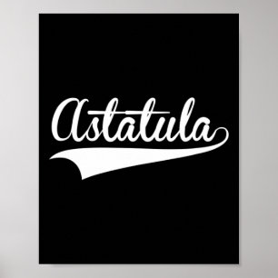 Astatula Sell Vintage Retro Font Poster