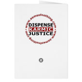 Aster Flower Card (Back)