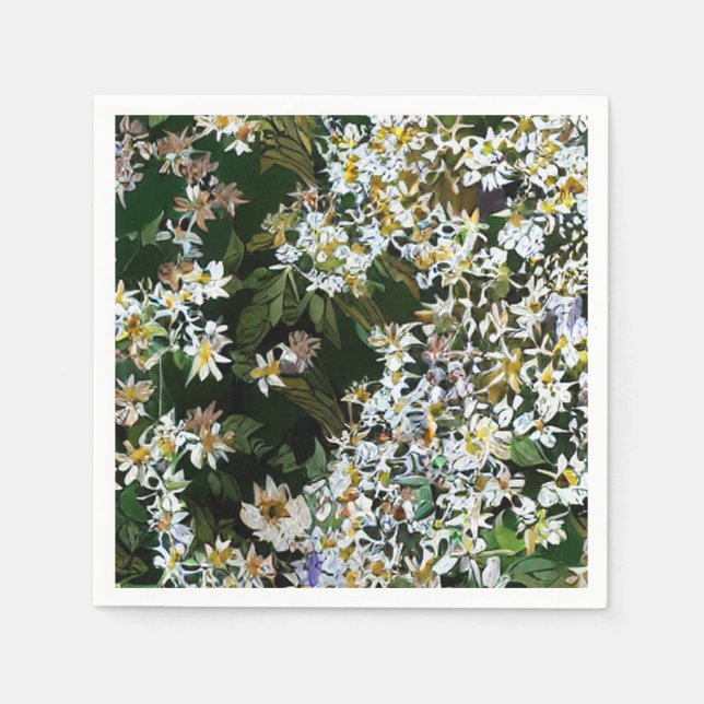 ASTER FLOWERS NAPKINS (Front)