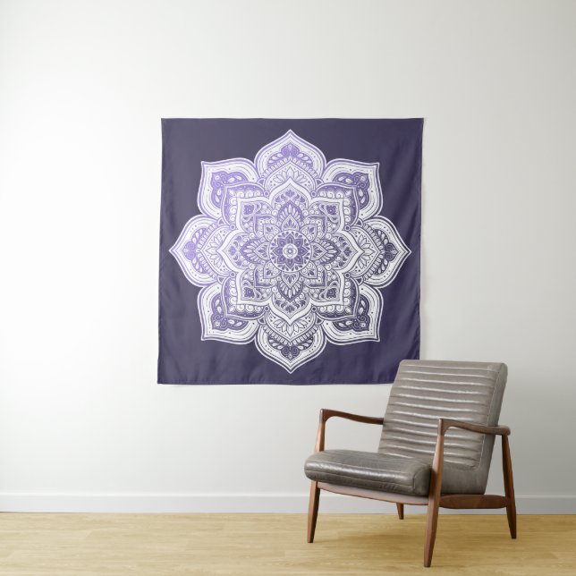 Aster Mandala Tapestry (In Situ)