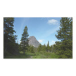 Aster Park Trail at Glacier National Park Rectangular Sticker