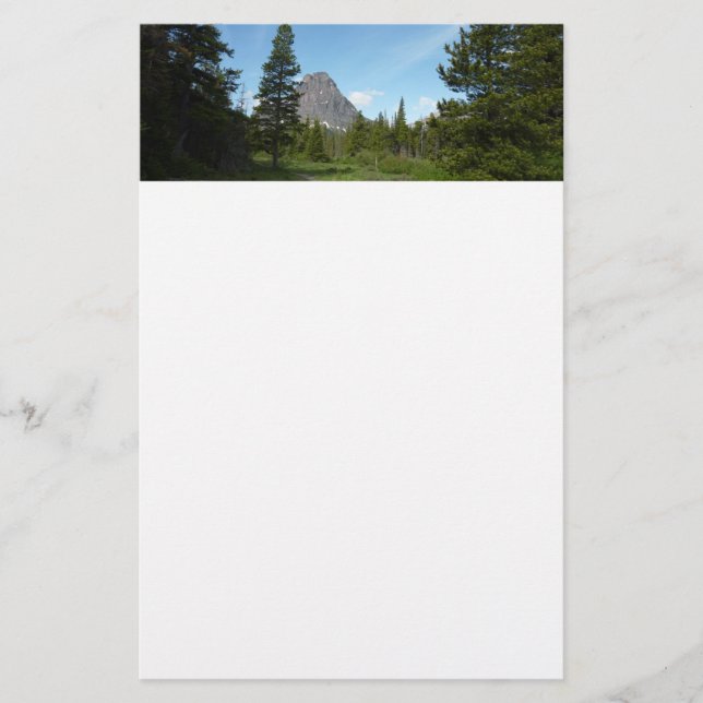 Aster Park Trail at Glacier National Park Stationery (Front)