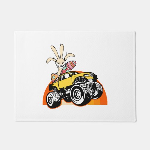 aster Rabbit Offroad Vehicles Truck Retro  Doormat