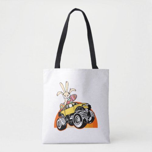 aster Rabbit Offroad Vehicles Truck Retro  Tote Bag