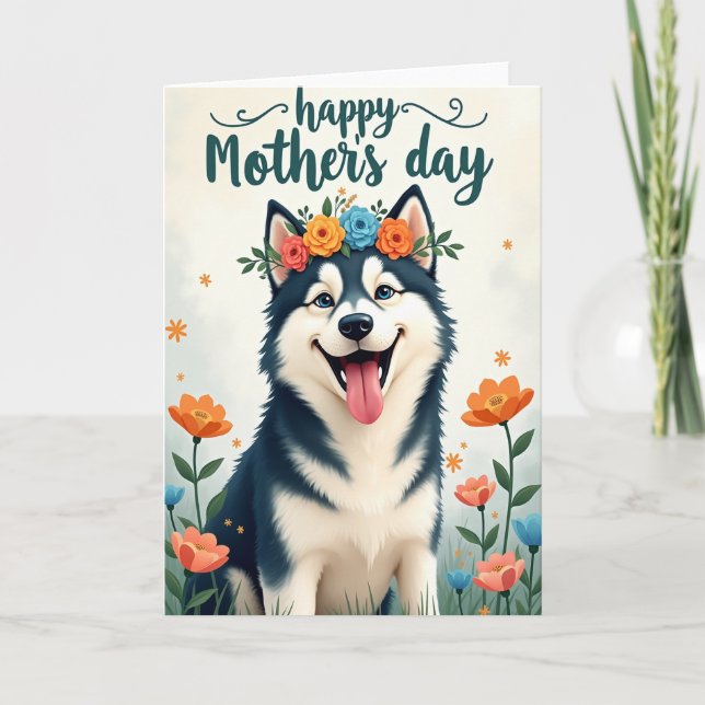 Asterisk Dog Celebration Card (Front)