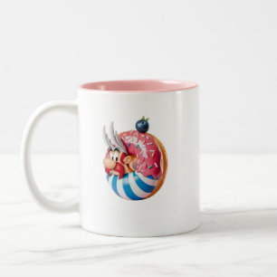 Asterix Donut Delight Two-Tone Coffee Mug