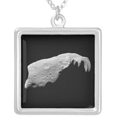 Asteroid 243 Ida Silver Plated Necklace