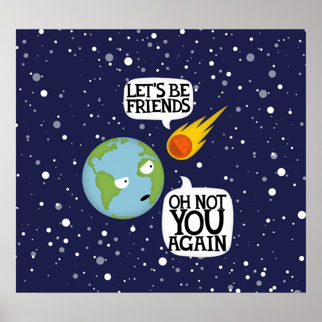 Asteroid again (medium poster) poster (Front)