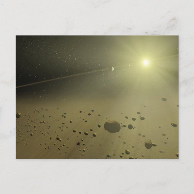 Asteroid belt vista postcard (Front)