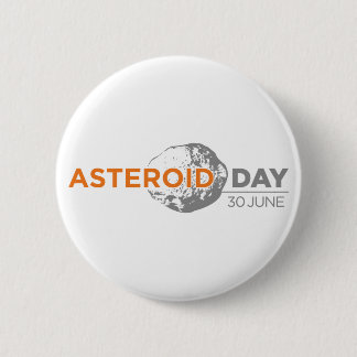 Asteroid Day badge, large Pinback Button
