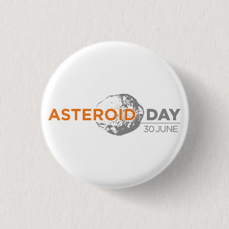Asteroid Day badge, small Button